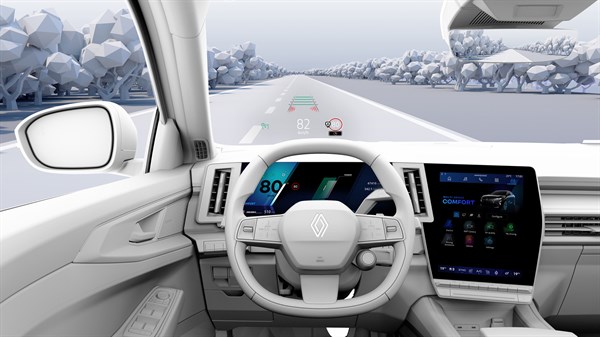Renault Rafale E-Tech hybrid - 9.3” head-up displej