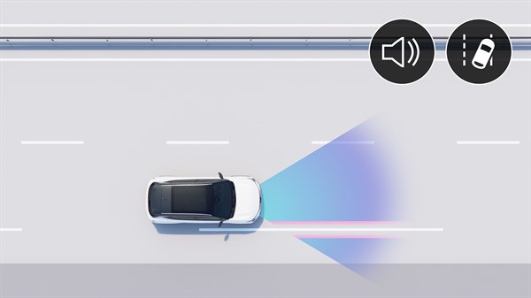 Renault Rafale E-Tech hybrid - upozorenje o napuštanju trake