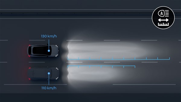 Renault Rafale E-Tech hybrid - LED prilagodljiva vidljivost (uključujući mod za maglu)