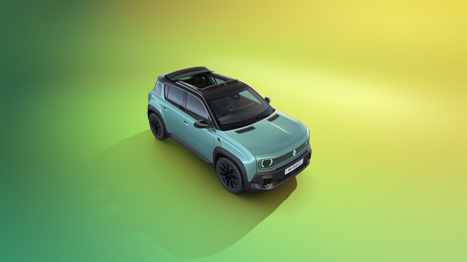 Hauts-de-France zelena - Renault 4 E-Tech electric