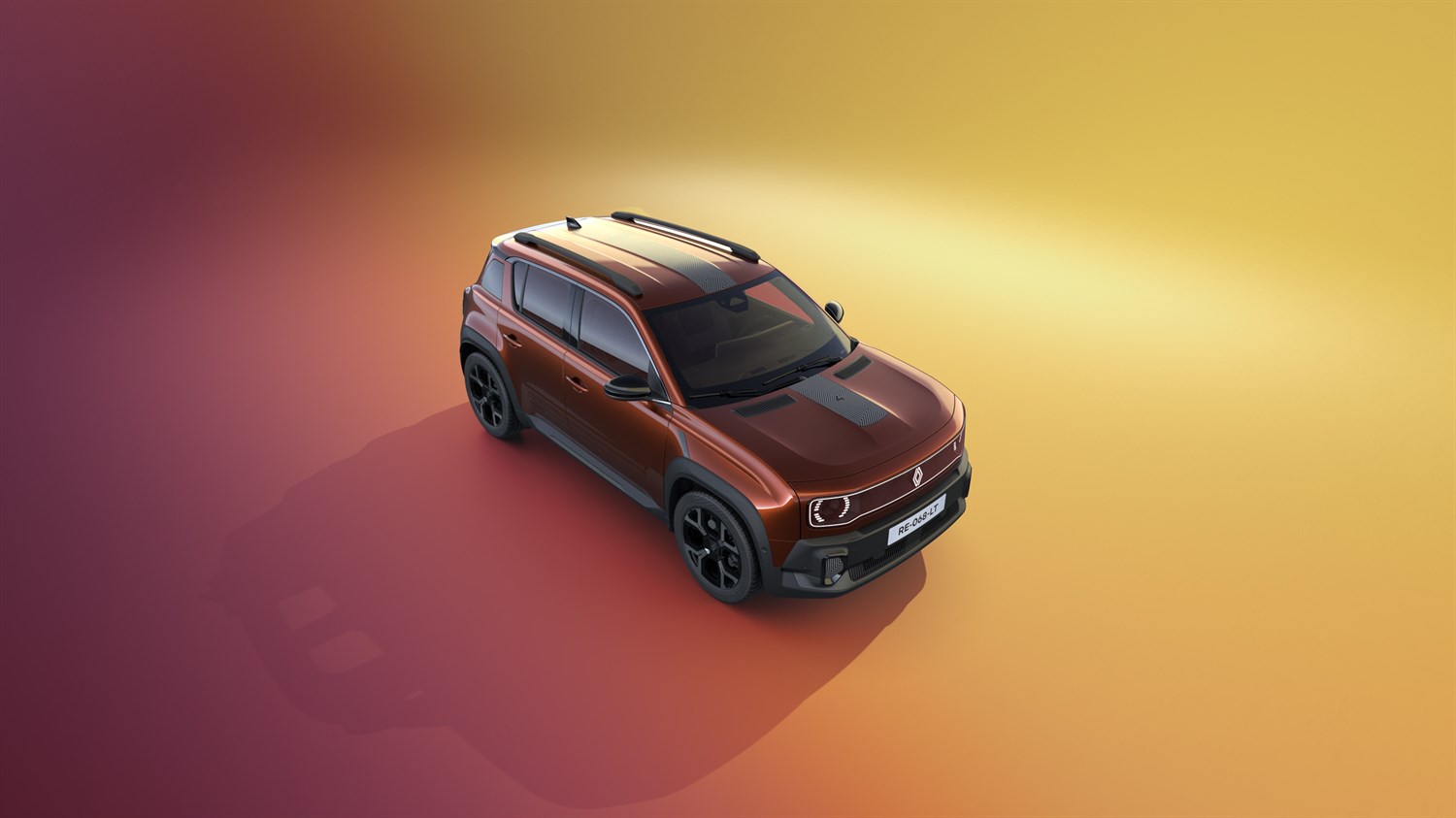 terracotta braon - Renault 4 E-Tech electric