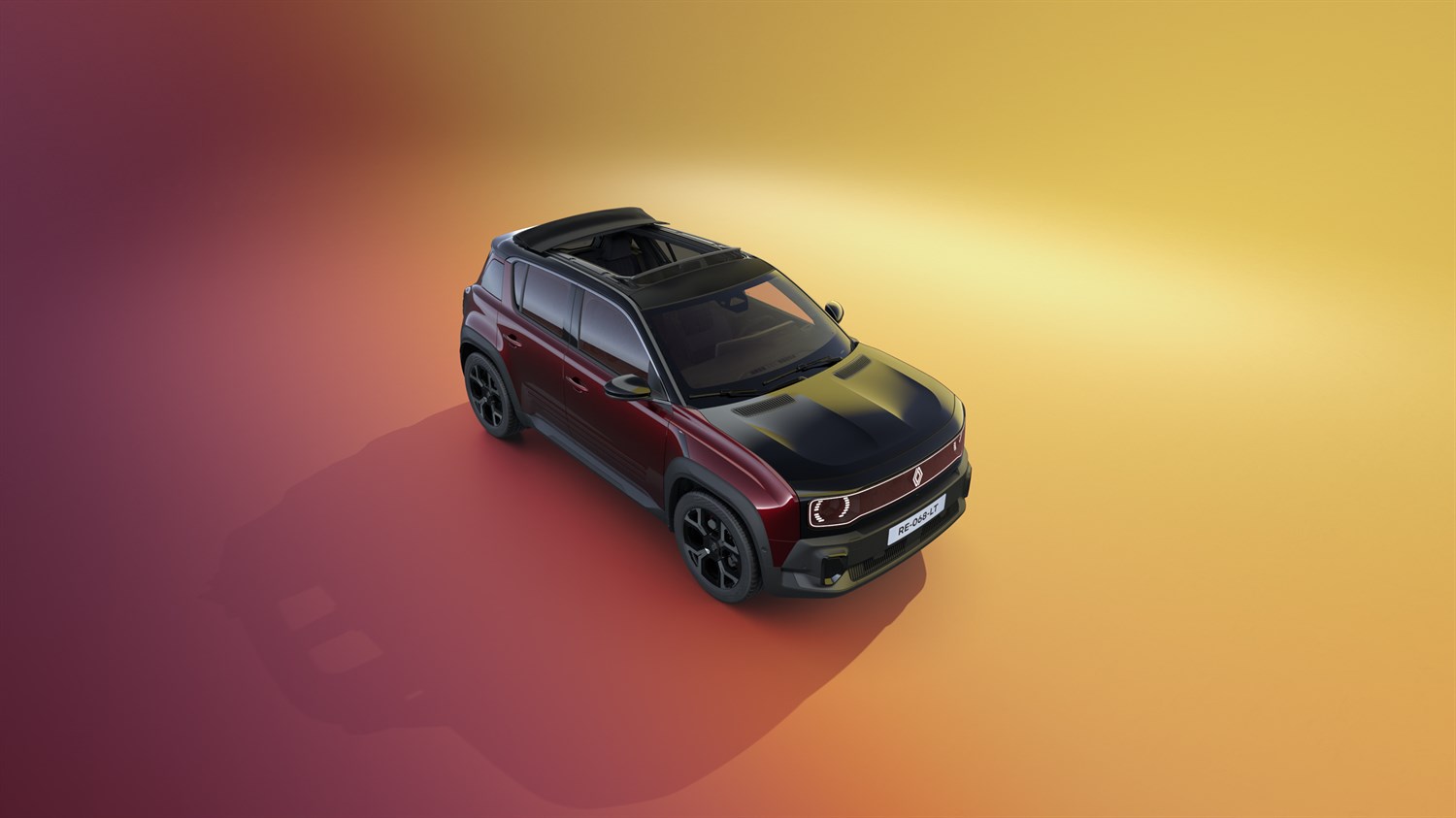 carmine crvena - Renault 4 E-Tech electric