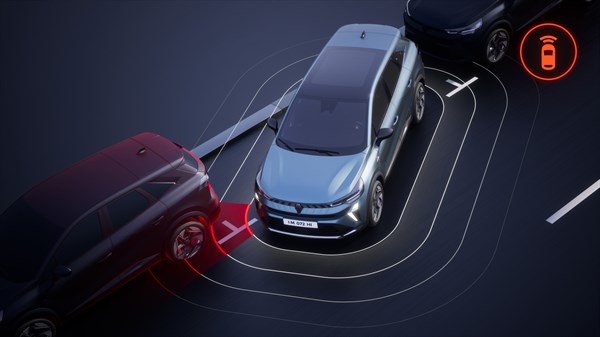 Renault Symbioz E-Tech full hybrid - pomoć pri parkiranju unaprijed