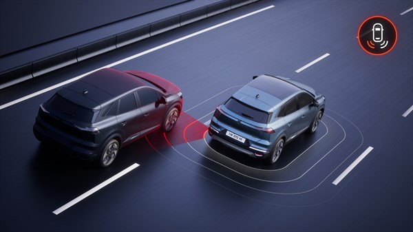 Renault Symbioz E-Tech full hybrid - upozorenje na mrtvi ugao