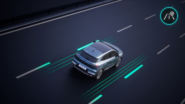 Renault Symbioz E-Tech full hybrid - pomoć pri održavanju trake