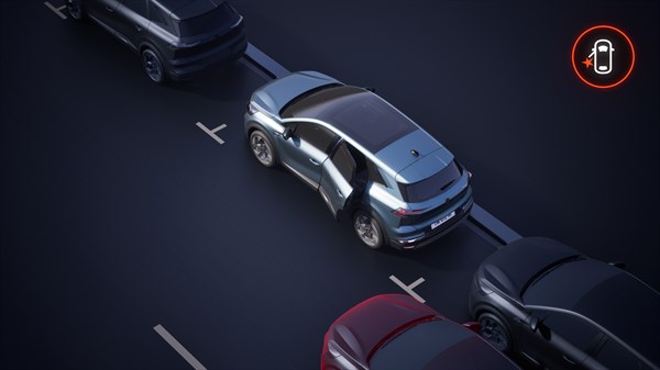 Renault Symbioz E-Tech full hybrid - upozorenje za siguran izlaz putnika