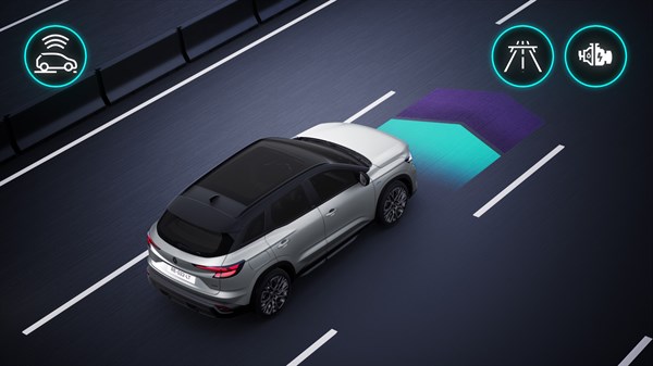 Prediktivna hibridna vožnja - sigurnost - Renault Austral E-Tech full hybrid