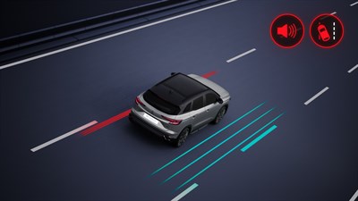 Upozorenje na izlazak iz trake - sigurnost - Renault Austral E-Tech full hybrid