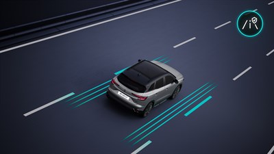 Sistem za zadržavanje vozila u saobraćajnoj traci - sigurnost - Renault Austral E-Tech full hybrid