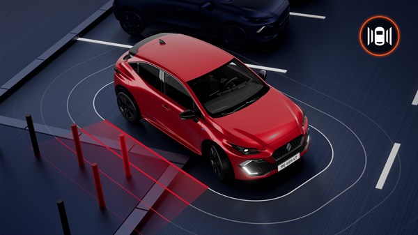 bočna pomoć pri parkiranju - Renault Clio