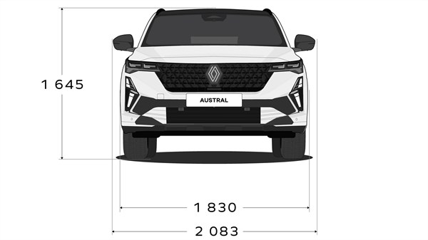 dimenzije - Renault Austral E-Tech full hybrid