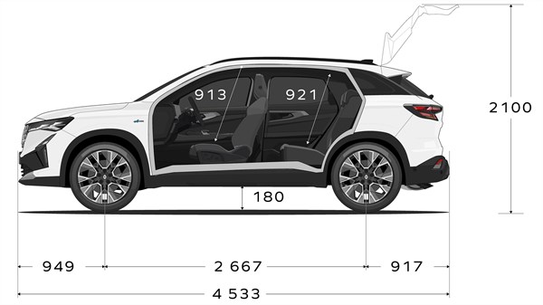 dimenzije - Renault Austral E-Tech full hybrid