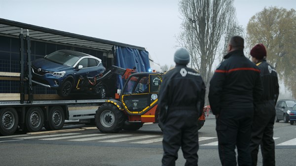 obuka na pravim vozilima - Renault i vatrogasci